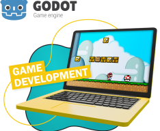 Godot.  Основа создания легендарных игр - КИБЕРшкола программирования для детей, компьютерные курсы для школьников, начинающих и подростков - KIBERone г. Подольск