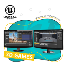 Unreal Engine 4. Игровой движок - КИБЕРшкола программирования для детей, компьютерные курсы для школьников, начинающих и подростков - KIBERone г. Подольск