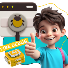 Тестирование & Vibe Debug. Охотники за багами - КИБЕРшкола программирования для детей, компьютерные курсы для школьников, начинающих и подростков - KIBERone г. Подольск