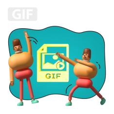 Gif-анимация - КИБЕРшкола программирования для детей, компьютерные курсы для школьников, начинающих и подростков - KIBERone г. Подольск