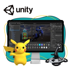 Мир игр на Unity 2D на популярном движке + AI-помощники - КИБЕРшкола программирования для детей, компьютерные курсы для школьников, начинающих и подростков - KIBERone г. Подольск