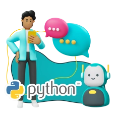 Умный чат-бот на Python на Telegram - КИБЕРшкола программирования для детей, компьютерные курсы для школьников, начинающих и подростков - KIBERone г. Подольск