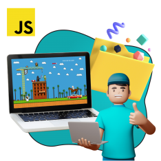 Программирование на JavaScript. Учимся создавать игры! - КИБЕРшкола программирования для детей, компьютерные курсы для школьников, начинающих и подростков - KIBERone г. Подольск