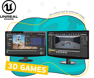 Unreal Engine 4. Игровой движок - Школа программирования для детей, компьютерные курсы для школьников, начинающих и подростков - KIBERone г. Подольск