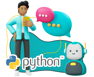 Умный чат-бот на Python - Школа программирования для детей, компьютерные курсы для школьников, начинающих и подростков - KIBERone г. Подольск