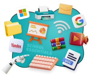 Цифровая база для школьника - КИБЕРшкола программирования для детей, компьютерные курсы для школьников, начинающих и подростков - KIBERone г. Подольск