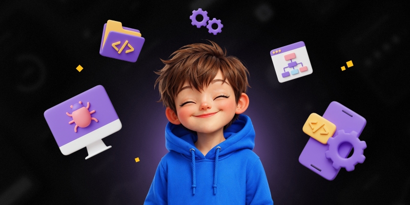 Идеальный сайт с нуля: код, дизайн и AI-помощник - КИБЕРшкола программирования для детей, компьютерные курсы для школьников, начинающих и подростков - KIBERone г. Подольск